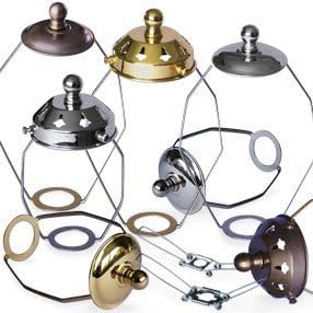 Table Lamp Shade Carrier (Antique,6inch,BayonetCap), 6 inch - Image 3
