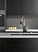 Delta 9158-SB-DST Fuse Single-Handle Pull-Down Kitchen Faucet with Magnetic Docking Spray Head, Stainless and Cracked Pepper