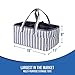 Baby Diaper Caddy Organizer - Portable Large Nursery Diaper Tote Bag | Storage Bin for Changing Table | Newborn Registry Baby Shower Gift Must Haves | Includes Bonus Changing Mat Travel Essential