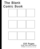 Blank Comic Book: 7.5 x 9.25, 130 Pages,For drawing your own comics, idea ,design and zentangle sket by Blank Comic Book, Blank Book MD