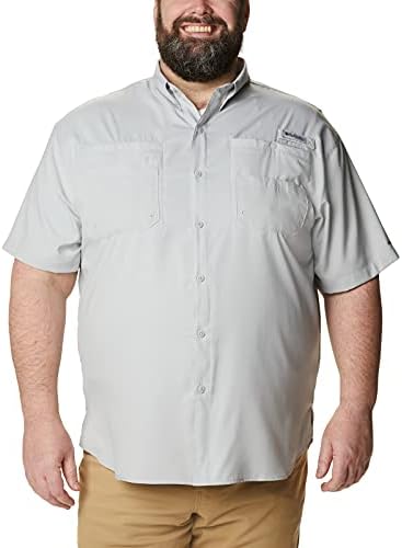 Herren PFG Tamiami II Short Sleeve Shirt Kurzärmeliges Hemd, Cool Grey, M EU