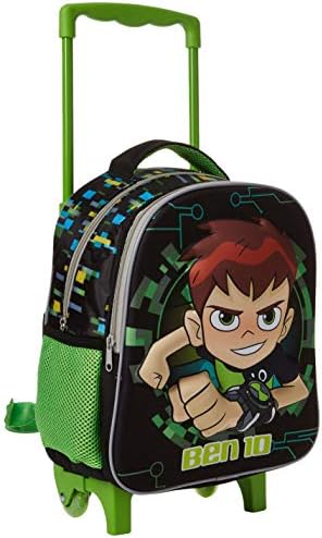 Diakakis 000500217 Ben 10 3D Trolley Back Pack 27X31X10Cm, Multicolored, 27 x 31 x 10 cm