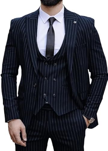 Brooks Brothers Madison Charcoal Gray Striped Suit Size 41 at