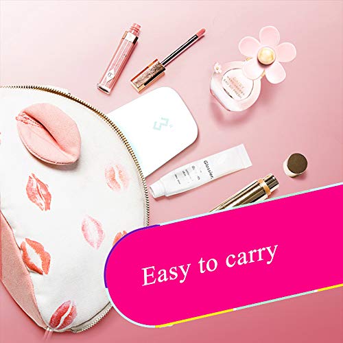 Woniutch 6 Pack Bulk Contact Lens Case Travel Kit with Mirror, (White)