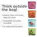 Stasher Premium Silicone Reusable Food Storage Sandwich Bag, Ash | Microwave, Sous Vide, Dishwasher, Oven and Freezer Safe | BPA Free, Leak-free, Eco-friendly, 28 Oz