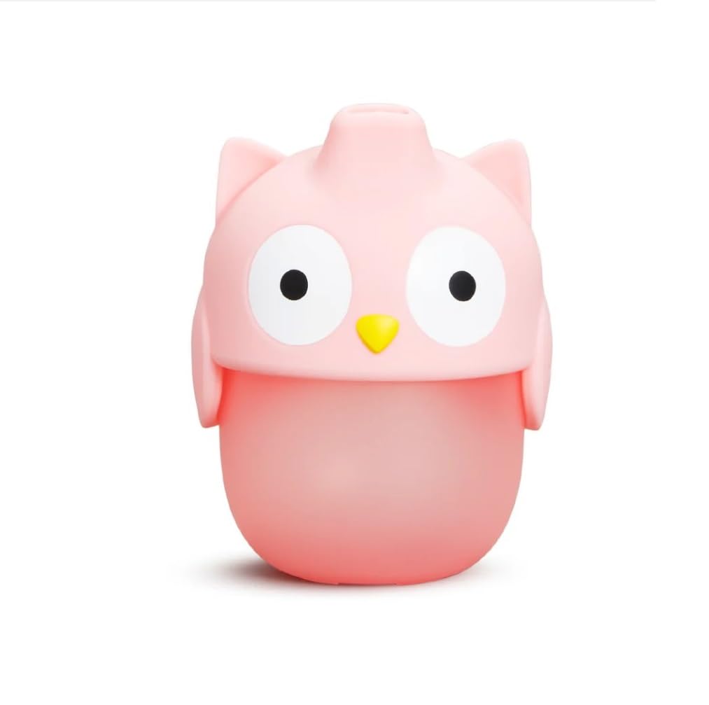 Munchkin 3D Owl Soft-Touch Spill-Proof Sippy Cup|8oz | BPA-Free Transition Cup for Toddlers | Perfect Weaning Cup for Babies 9months + | Easy-Grip & Gentle-on-Gums | Baby Essentials | Owl