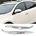Easy Eagle 2pcs ABS Chrome Rearview Side Mirror Cover Trim Strip Emblems Fit For Toyota RAV4 2013 2014 2015 2016 2017 2018
