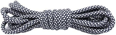 RSS Shoelace Silicone Printing Shoelaces With Zip Tie Off White The Ten Shoelaces (Color : White Navy)