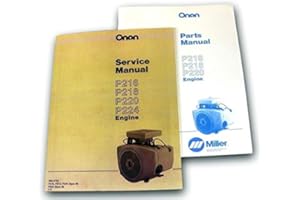 AGPUBS Service Parts Manual Set For Onan P216 P218 P220 Engine Repair Overhaul Shop