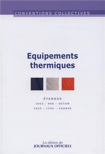 Conventions collectives nationales, Équipements thermiques