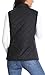 MISS MOLY Women Lightweight Quilted Padded Vest Stand Collar Zip Up Front Gilet Quilted,Black,Large