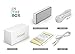 Ancord Micro Bluetooth Speaker Ultra Portable Mini Body Big Sound with 6W Output Small Bluetooth Speakers Compact Design Good Gift Silver