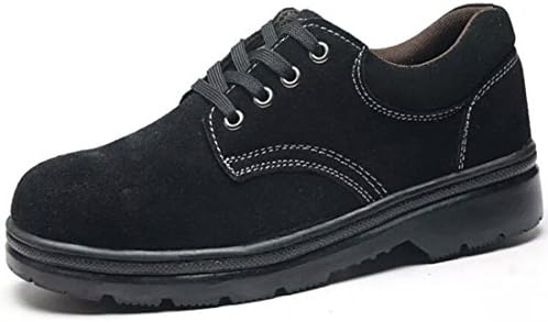 Leather Work Shoes, Safety Shoes Steel Toes, Gardening Construction Outdoor Climbing. 8
