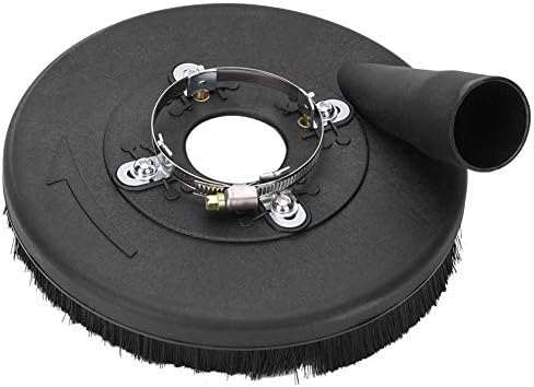 Fafeicy 7 Inch B-180g Grinder Dust Cover Dry Grinding Dust Collector Shroud G180mm Angle Rinding Cover for 180/230mm Angle Grinder