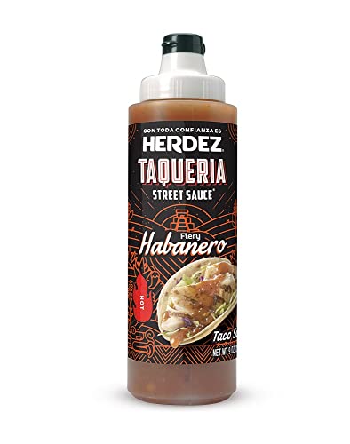 Herdez Taqueria Street Sauce Habanero, 9 Ounce Pack of 8
