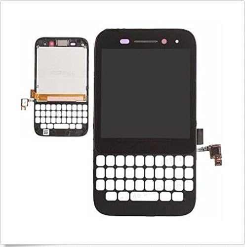 LCD Touch Display Screen Digitizer Assembly Housing Frame for Blackberry Q5 (black)