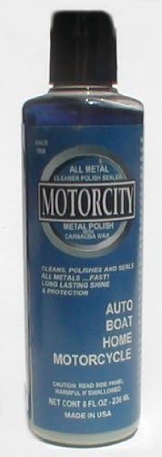 Motorcity Metal Polish - Liquid, All Metal Cleaner, Polish & Sealer a/s