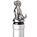 Stainless Steel Dog Wine Aerator Pourer - Deluxe Decanter Spout for Robust Red and White Wine - Pour Amore Bottle Pourer/Stopper & Air Diffuser by Chris's Stuff