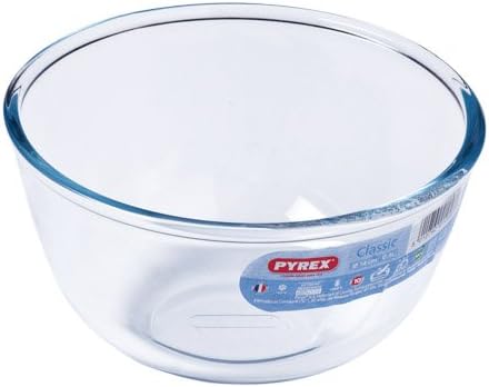 Pyrex - 8023509 - 3 Pieces; Glass Mixing Bowls/Salad Bowl - 0.5 L; 1 L; 2 L - Borosilicate Glass - Heavy Duty - Made in France - Image 3