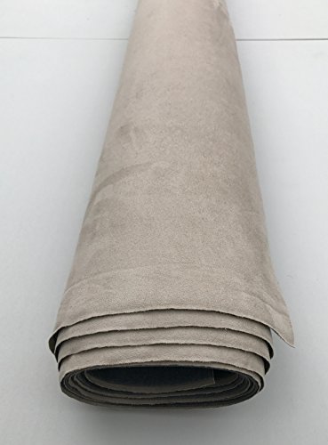 Foam backed suede auto headliner repair fabric-BEIGE-sold by the yard