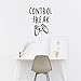 Vinyl Wall Art Decal - Control Freak - 29