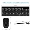 Slim-Wireless-Keyboard-and-Mouse-Set-24G-Cordless-QWERTY-UK-Layout-USB-Keyboard-and-Silent-Mouse-Combo-with-Numeric-Keypad-Ultra-Thin-and-Super-Energy-Saving-for-Windows-PCLaptopSurfaceApple-Mac Slim Wireless Keyboard and Mouse Set, 2.4G Cordless QWERTY UK Layout USB Keyboard and Silent Mouse Combo with Numeric…