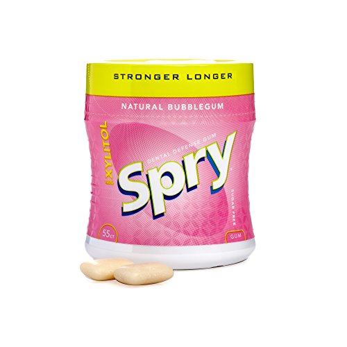 Spry Xylitol Gum, Stronger Longer Bubble 55ct 700596003613 eBay