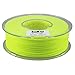 ZIRO Fluorescence PLA Filament 1.75mm, Luminous ONLY by UV Light, Glow Effect 3D Printer Filament PLA,1KG Spool, Dimensional Accuracy +/- 0.03mm, fit Most FDM 3D Printers, Fluo Yellow