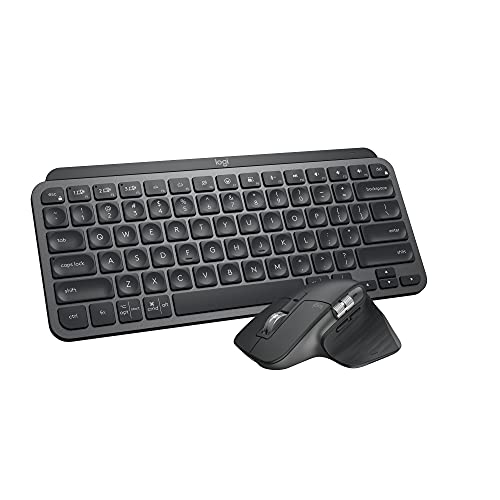 Logitech MX Keys Mini Wireless Illuminated Keyboard and MX Master