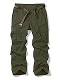 Jessie Kidden Men’s Outdoor Casual Anytime Quick Dry Lightweight Breathable Hiking Fishing Cargo Pants with 8 Pockets
