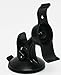 EKIND Car Windscreen Windshield Suction Cup Mount Holder Cradle Compatible for Garmin GPS Nuvi 40 40LM (Compatible for Garmin 010-11765-01) Black