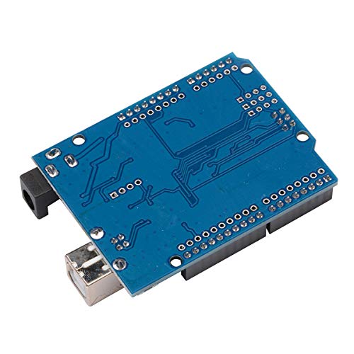 Qunqi 2Packs UNO R3 ATmega328P Development Board for Arduino UNO R3 Microcontroller with USB Cable 2.54mm Pin Header