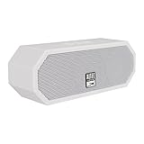 Altec Lansing iMW457 Jacket H2O Lightweight, Great Sound Compact Hands-Free Waterproof Indoor/Outdoor Bluetooth Speaker, Ultimate Audio Bluetooth Wireless 30FT Range White