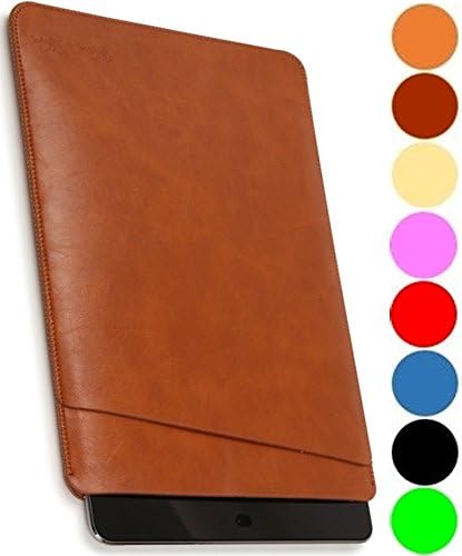 V.M iPad mini 3 / 2 / 1 Sleeve Leather Slip In Case 'High''Quality' 7.9in Tablet Sleeves iPadmini Covers 7.9-Inch Cases iPadcase Cover 7.9inch Slip-In 7.9 Inch Slipcase Light Brown