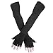 EXski UV Protection Arm Sleeves - Cooling Sun Protection for Cycling Driving Running Golfing Outdoor Black