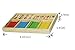 Resulzon Bright Colorful Homeschooling School Wooden Number Cards And Counting Stick Rods With Box for Fun