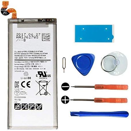 KNONEW New Replacement OEM Battery EB-BN950ABA for Samsung Galaxy Note 8 N950 3300mAh Li-ion Battery (Compatible with All Galaxy Note 8 Carriers) Tools
