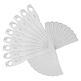 Akface Set of 9 Understring Radius Gauge ,Bridge Saddle Adjustments Rulers for Electric Bass and Acoustic Guitar