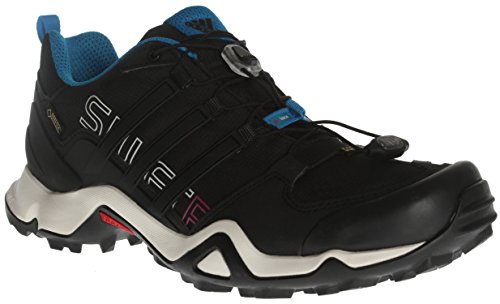 Adidas Women's Terrex Swift R Gtx W Black/Hero Blue Hiking Shoes - 10 B(M) US