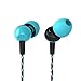 OARIE Earphones, in-Ear Headphones with Microphone Music Stereo Earbuds Headset with Zipper Case (Sky Blue)