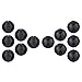 Mudder 12 Pack Multipurpose Cable Clips Holders Cord Management System for Computer, Charging or Mouse Cord, Black