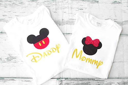 Family Birthday Shirts Mom and Dad 