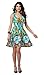 JINHUANSHOW Women's Spring Summer Bold Printed Dresses Flower14 (Medium, Color3)