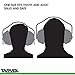 Hearing Protection Ear Muffs (EAR PROTECTION) Reduce Sound by 21DB - Over The Ear - Compact Foldable Design - Perfect for Firearm Shooting, Hunting, Construction, and More!