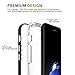 Comsoon iPhone 7 Case, [Crystal Clear] Soft Transparent TPU Bumper Case Cover[Shock Cushion] + Reinforced Hard PC Frame [Scratch Resistant] Slim Protective Case for Apple iPhone 7 (black)
