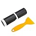 4PCS Car Accessories Door Sill Scuff Welcome Pedal Protect Carbon Fiber Stickers