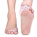 2 Pairs Gel Toe Separator Bunion Corrector Straightener for Hammer Toe, Silicon Toe Spacer Hallux Valgus for Nighttime and Daytime, Easy Wear in Shoes for Men and Women(2 Pairs Without Pads)