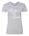 P&B Mother of The Bride Women's T-Shirt, L, H. Grey