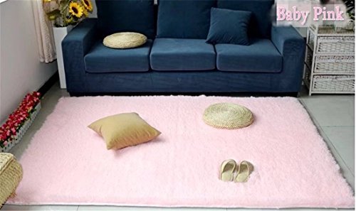 Super soft modern shag area silky smooth rugs living room carpet …