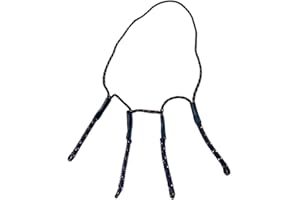 HuntEmUp Quad Loop Duck Call Lanyard – Heavy-Duty Game Call Neck Lanyard with Stainless Steel Springs – Secure Goose Call Carrier – Tangle-Free Hunting Lanyard for 4 Calls